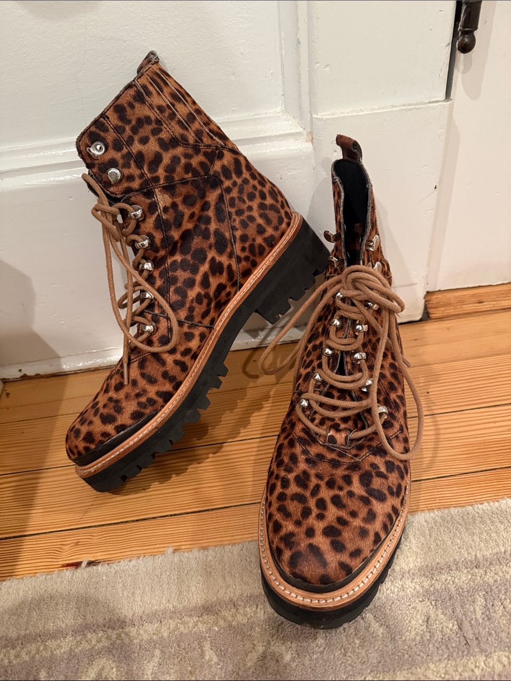 Leopard Print Marc Fisher Boots